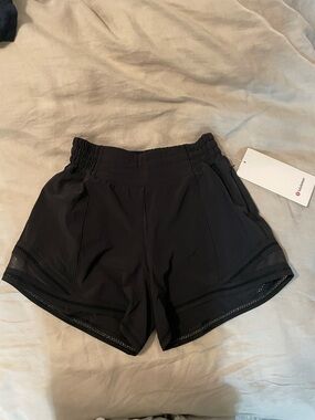 Black Lululemon running shorts - NWT